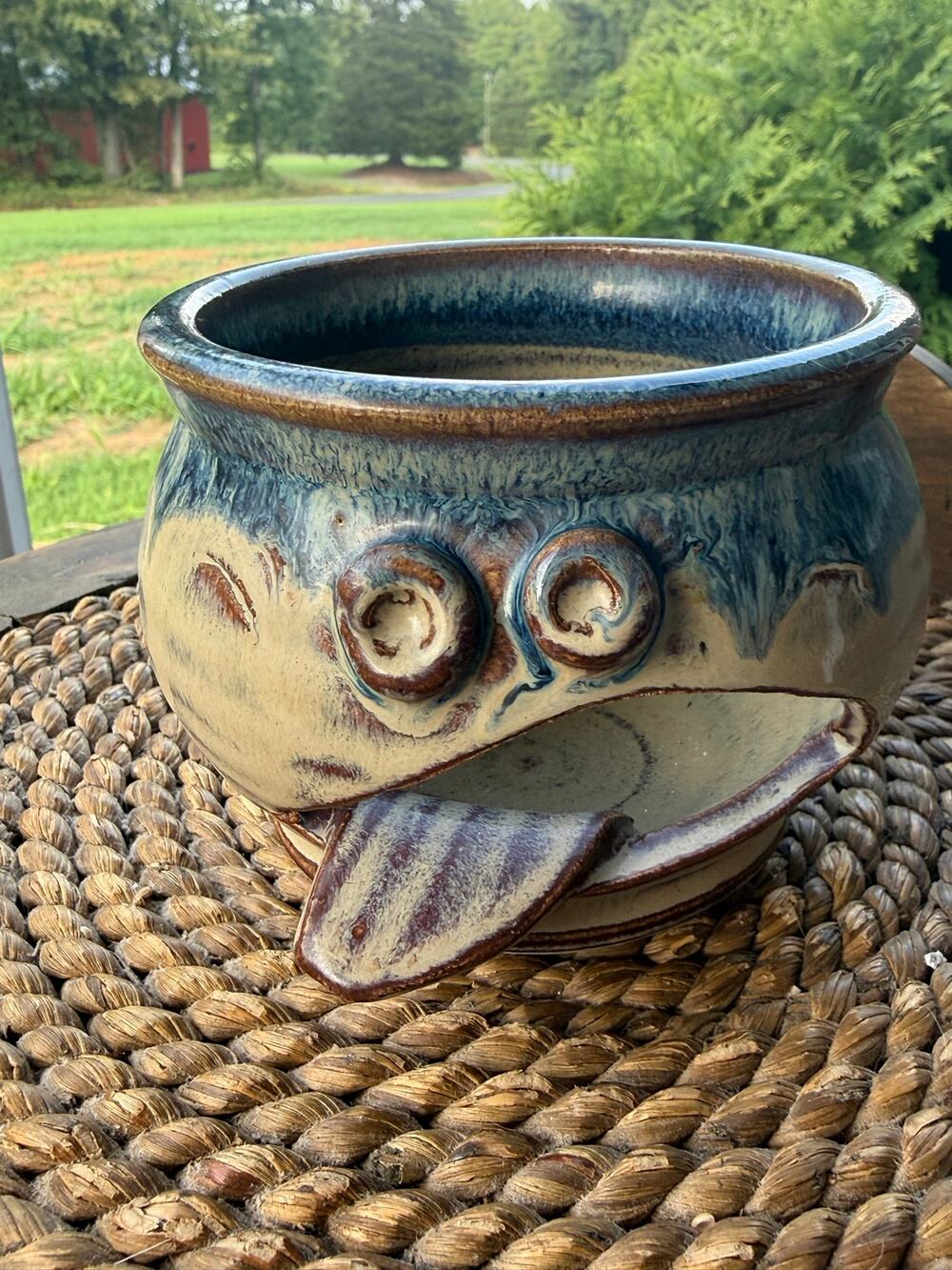 Kings Pottery (Seagrove) Ugly Face Bowl